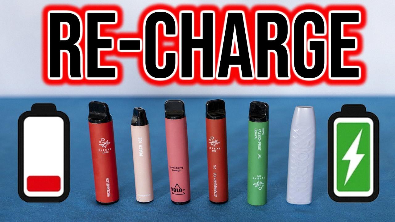 how to recharge a vape