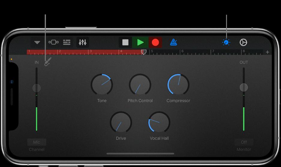 how to record 2 mics at once garageband