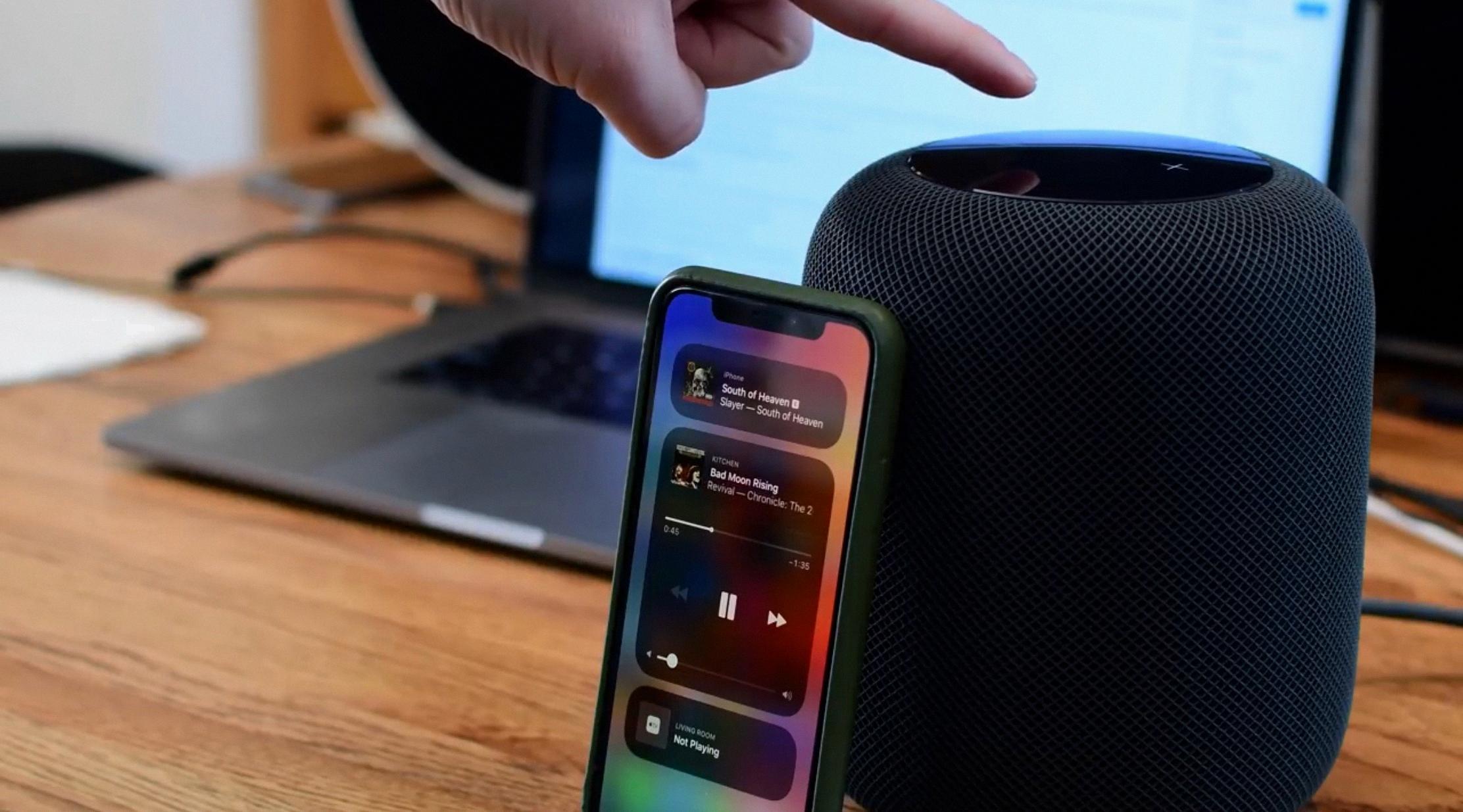 how to remove homepod from iphone