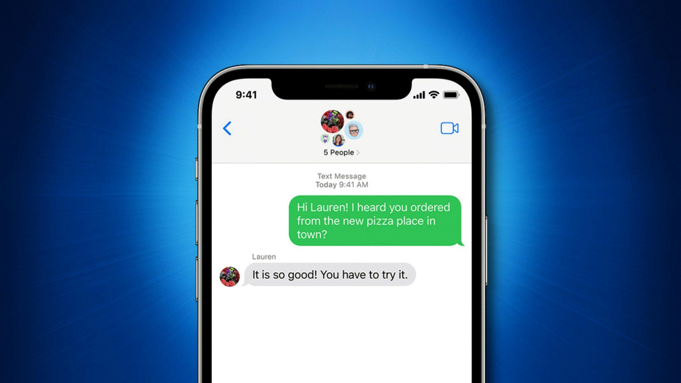 how to report messages on iphone