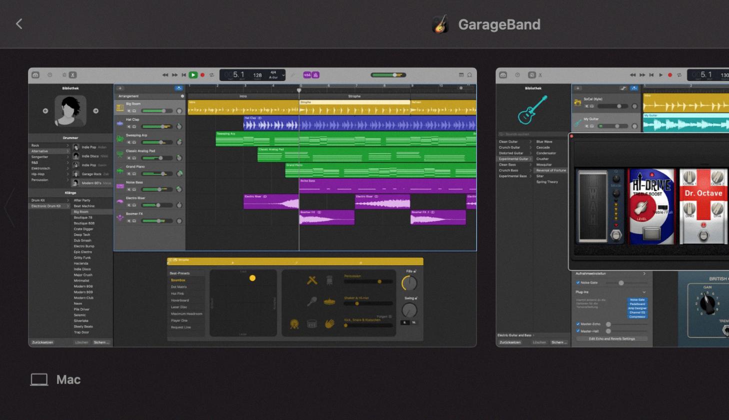 how to save presets in garageband