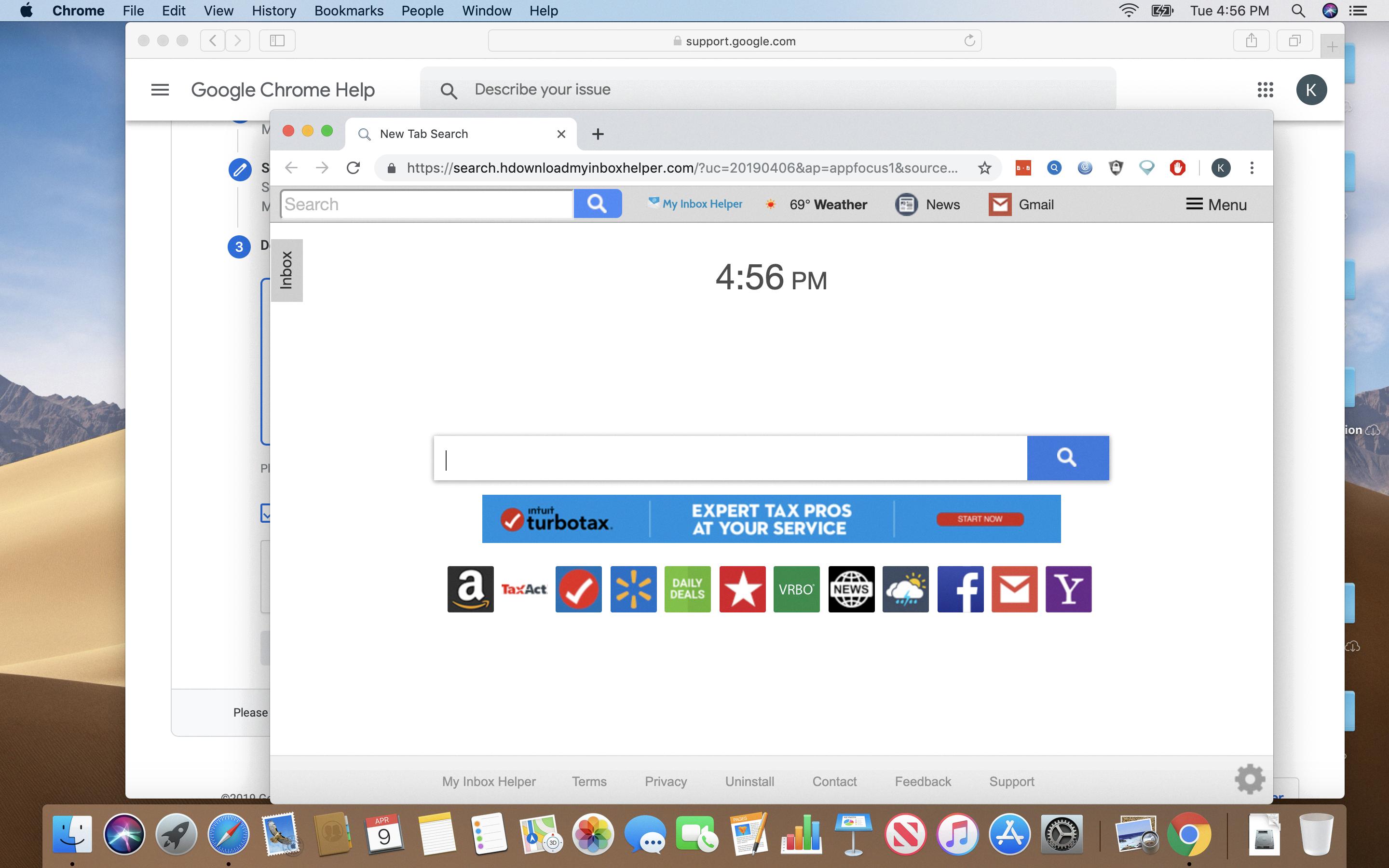 how to stop chrome notifications on macbook