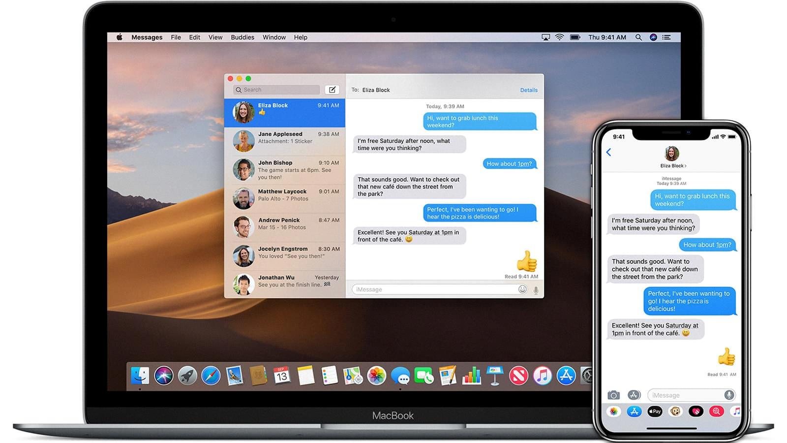 how to text from my mac using my number
