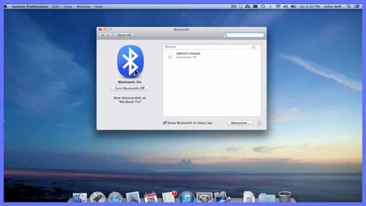 how to turn bluetooth on on a mac