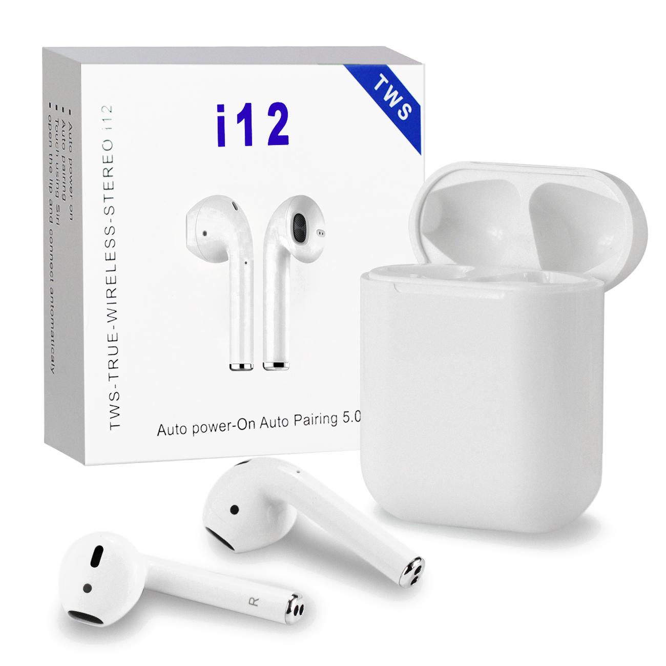 how to turn on i12 earbuds