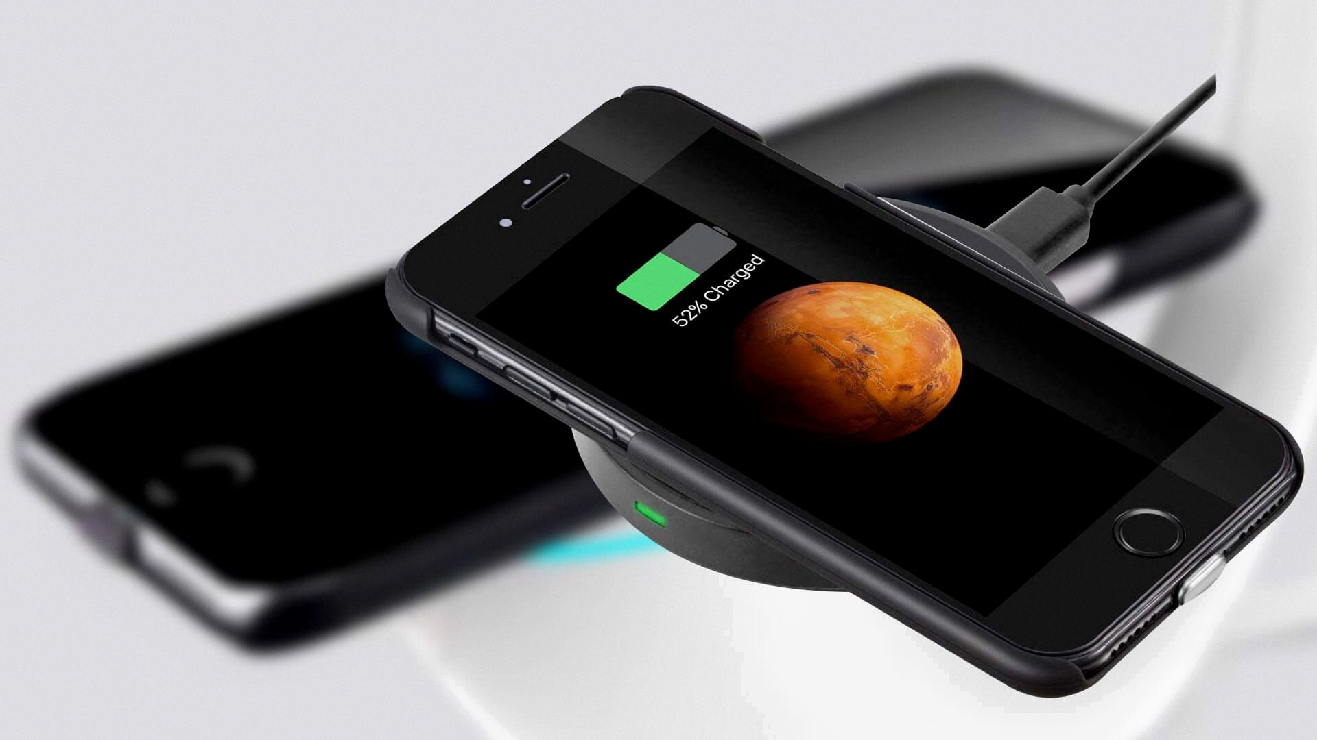 how to turn on qi charging iphone 7