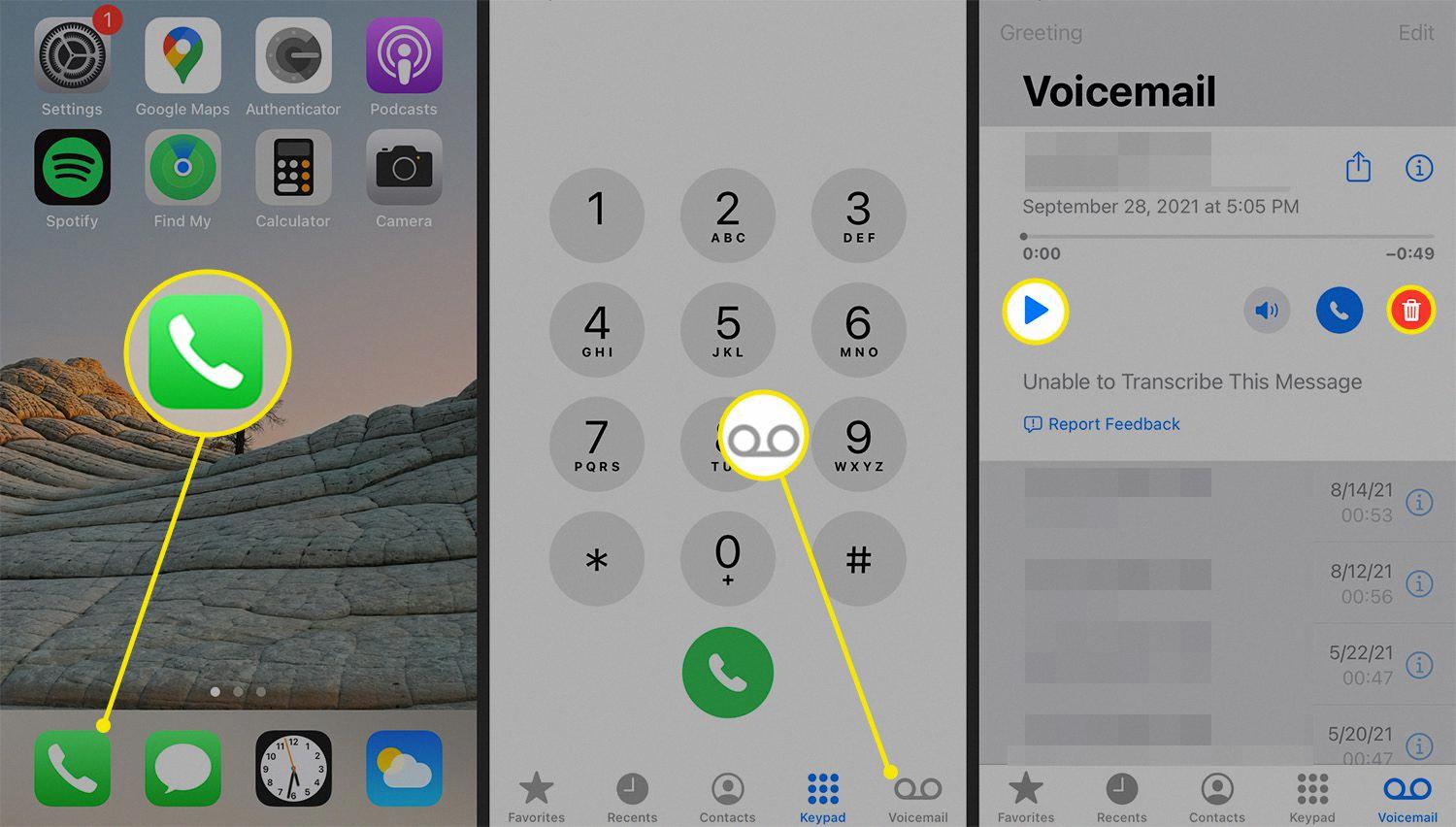 how to unblock voicemail on iphone