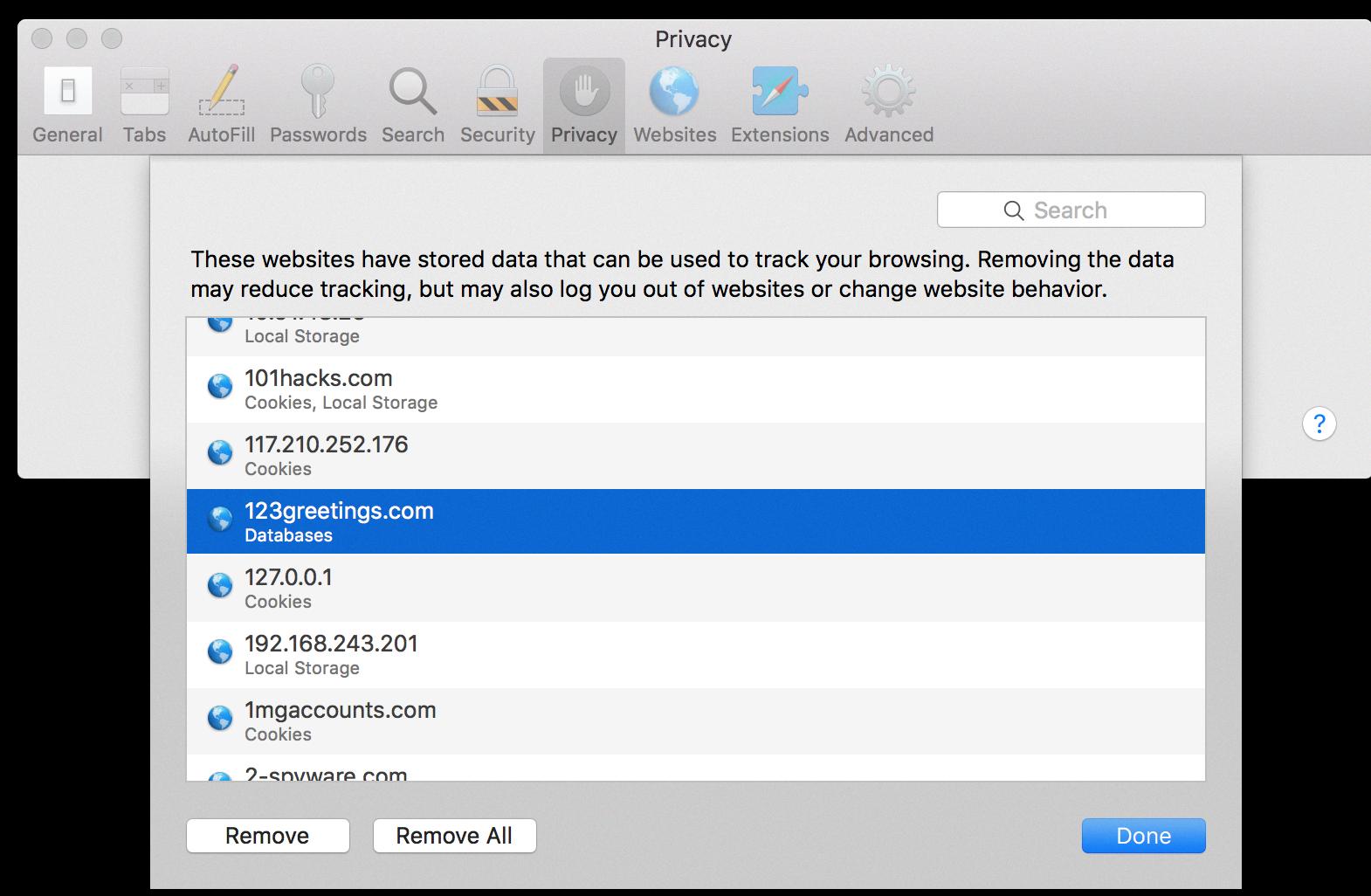 how to unblock websites in safari