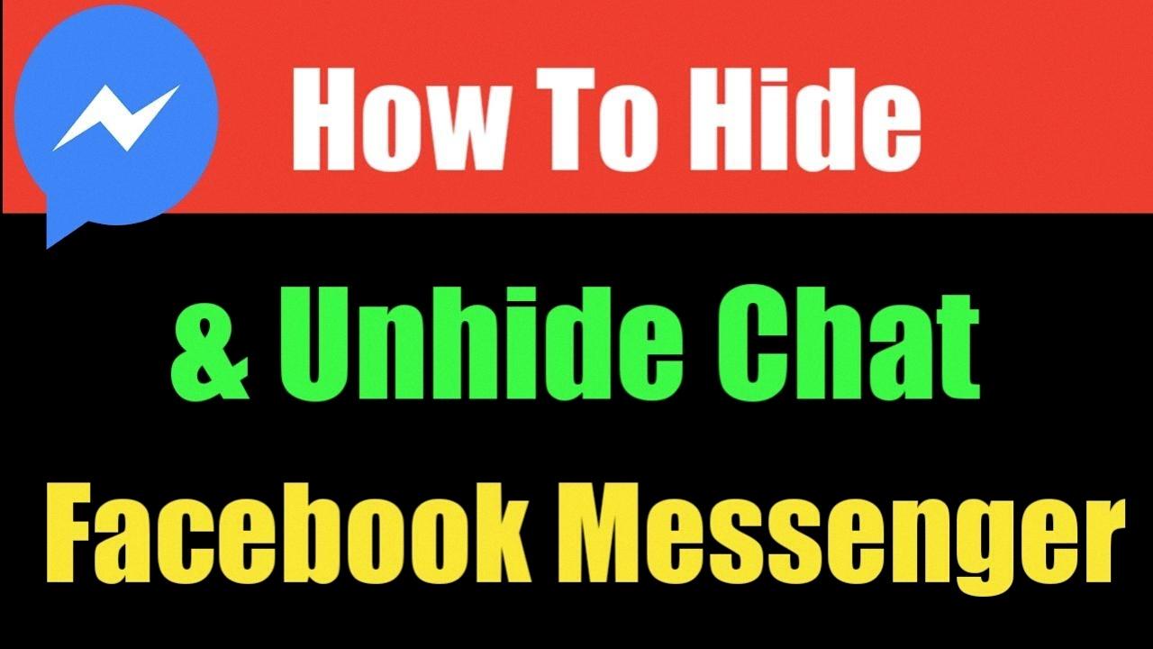 how to unhide messages on messenger