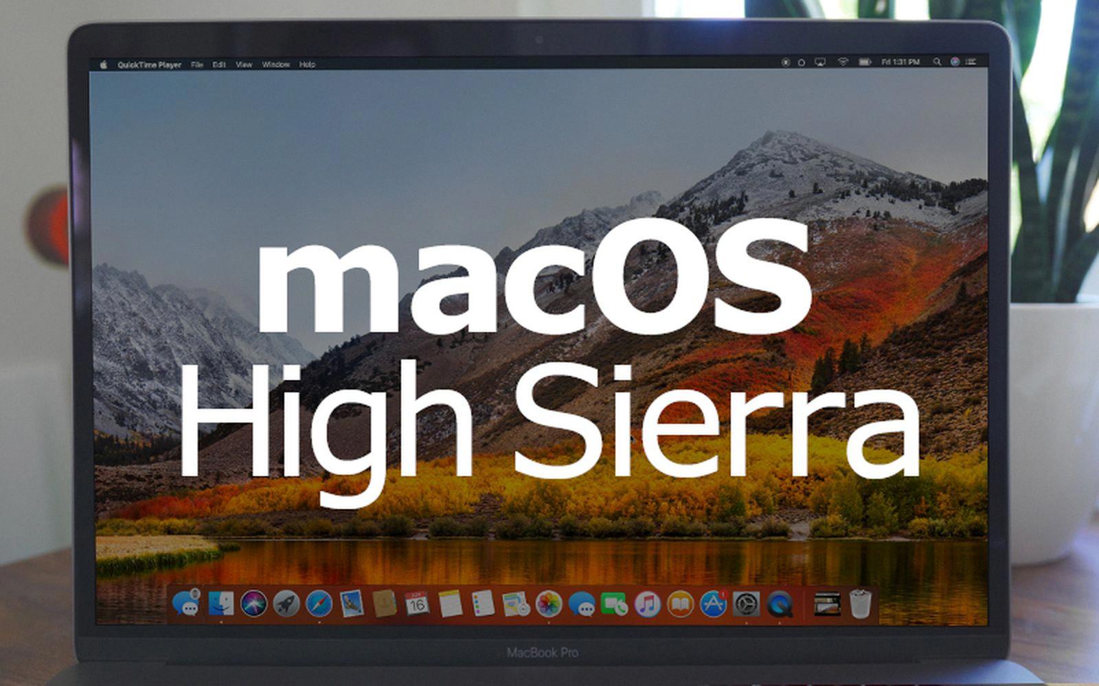 how to update macbook pro 2012 to high sierra