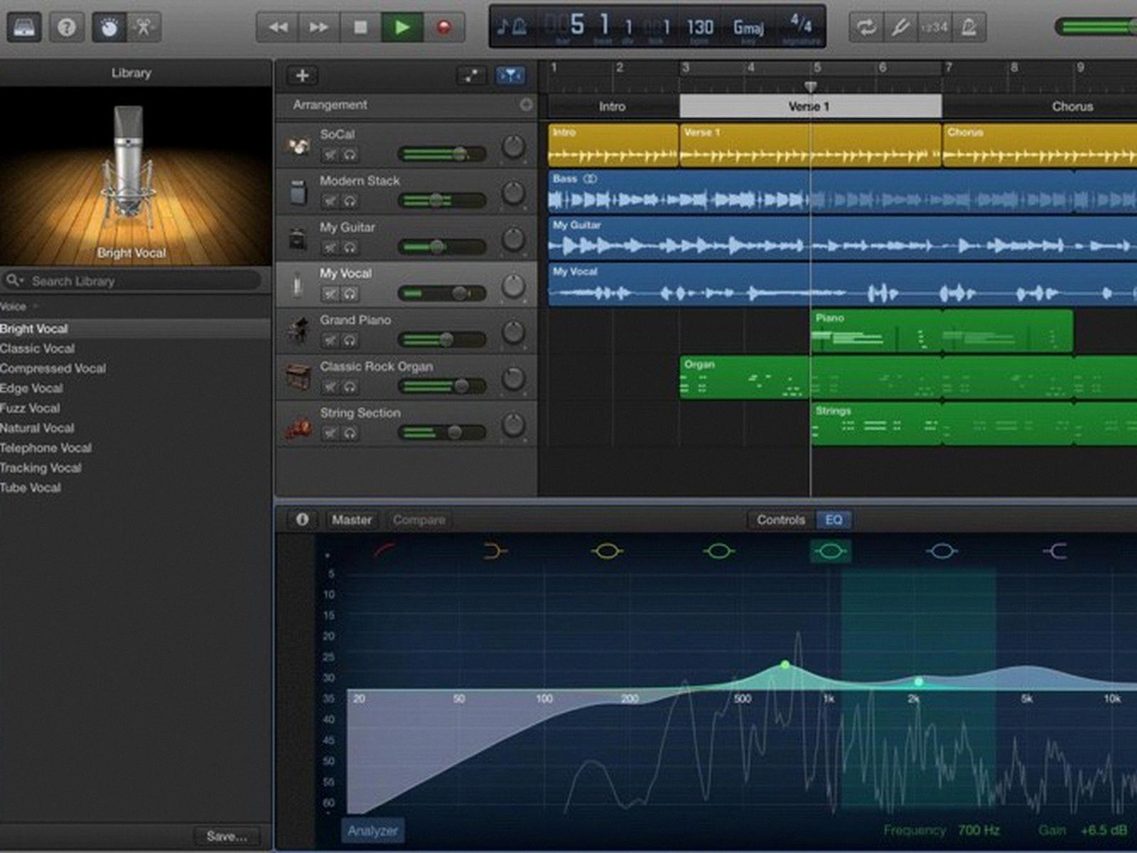 how to use garageband on macbook pro