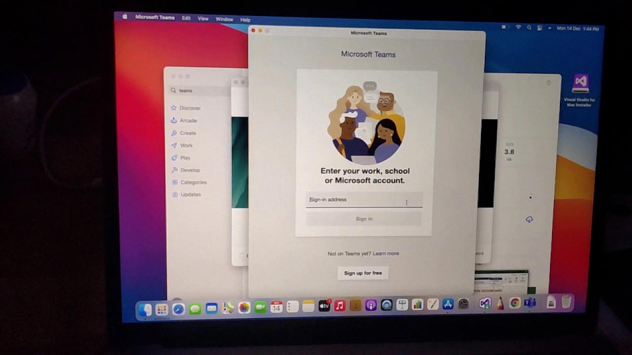 how to use microsoft teams on macbook air