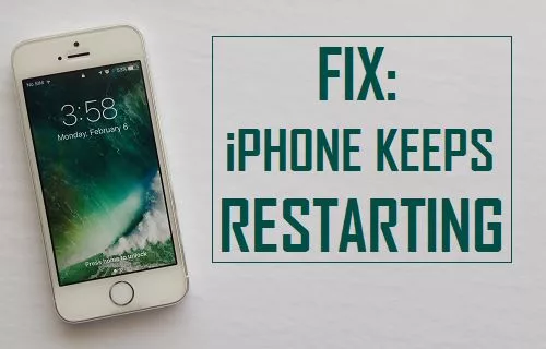 How to Solve Your iPhone Restarting Issue 1