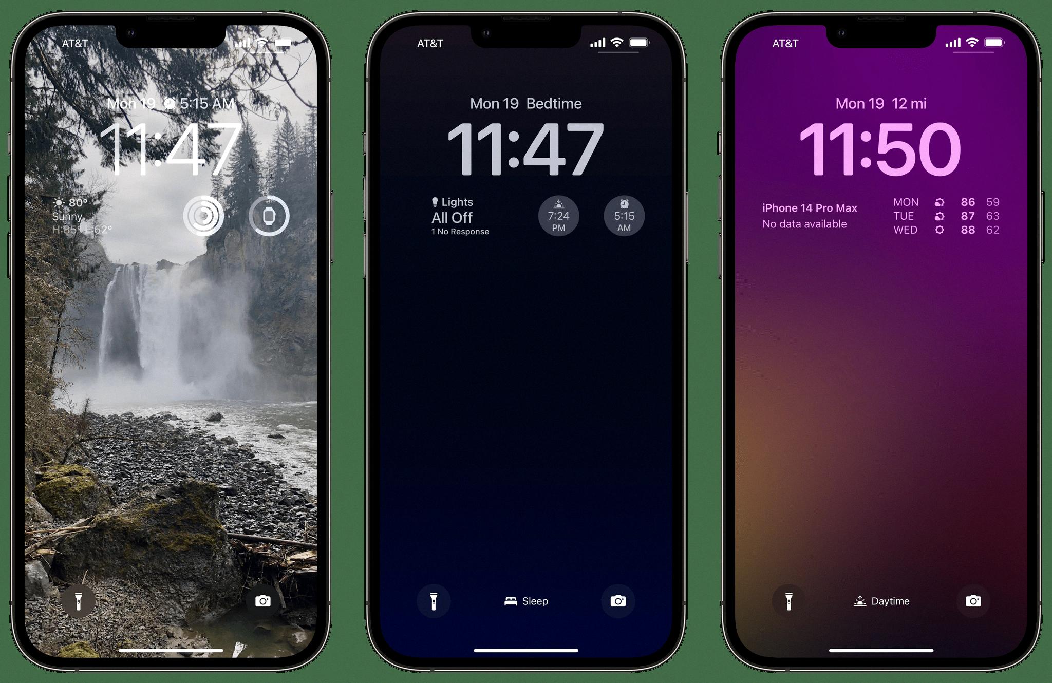 iphone how to remove widget screen