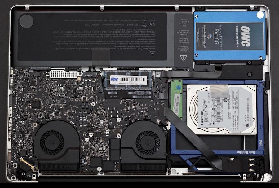 macbook pro soldered ssd upgrade