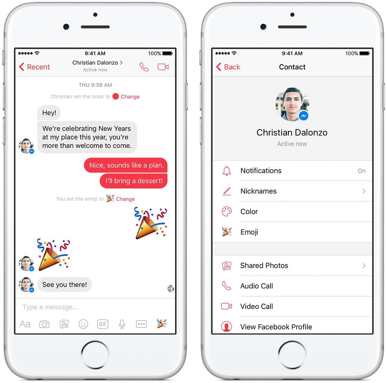 messenger bubble on iphone