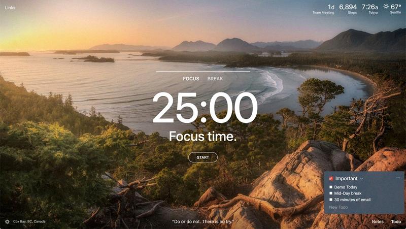 momentum browser extension safari