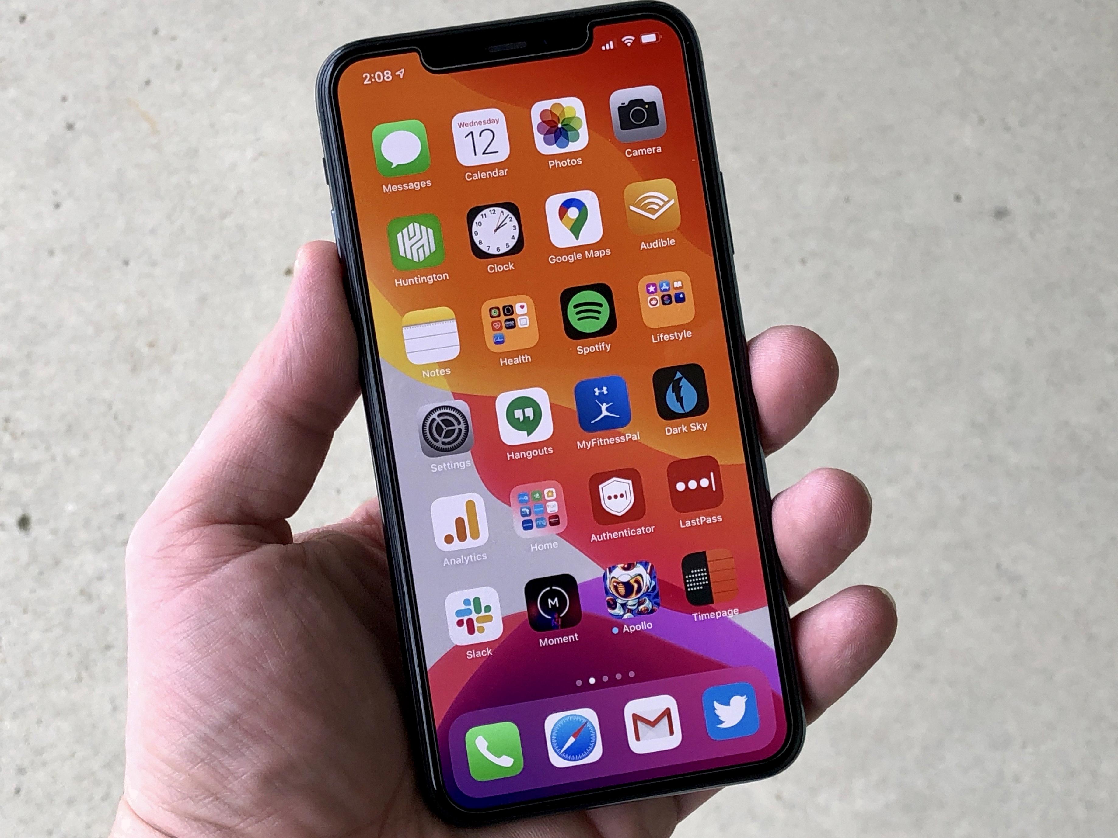recently used apps iphone 11