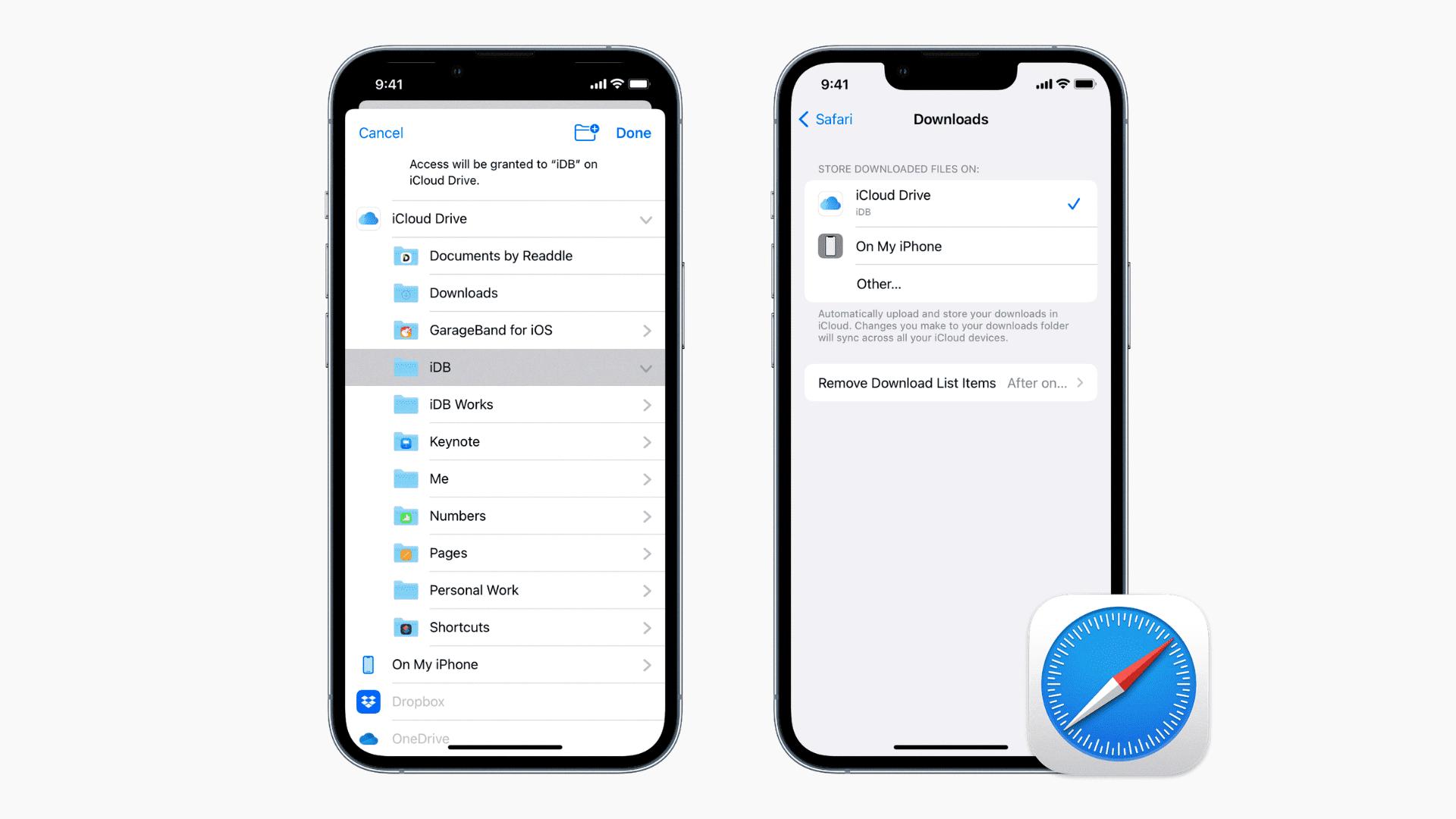 open local file in safari iphone