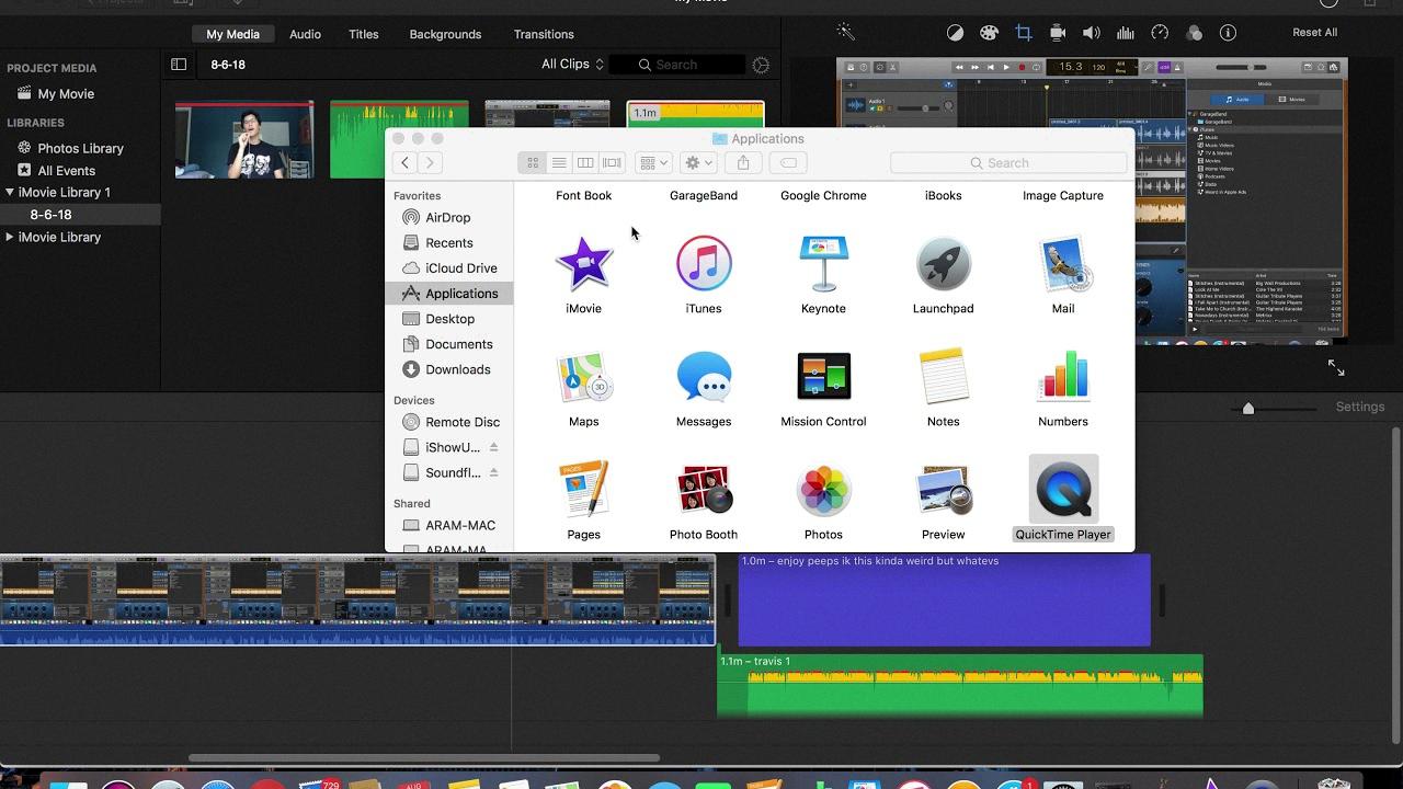 save garageband to itunes