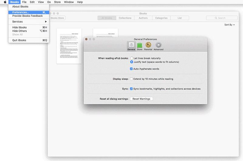 sync ibooks from iphone to mac