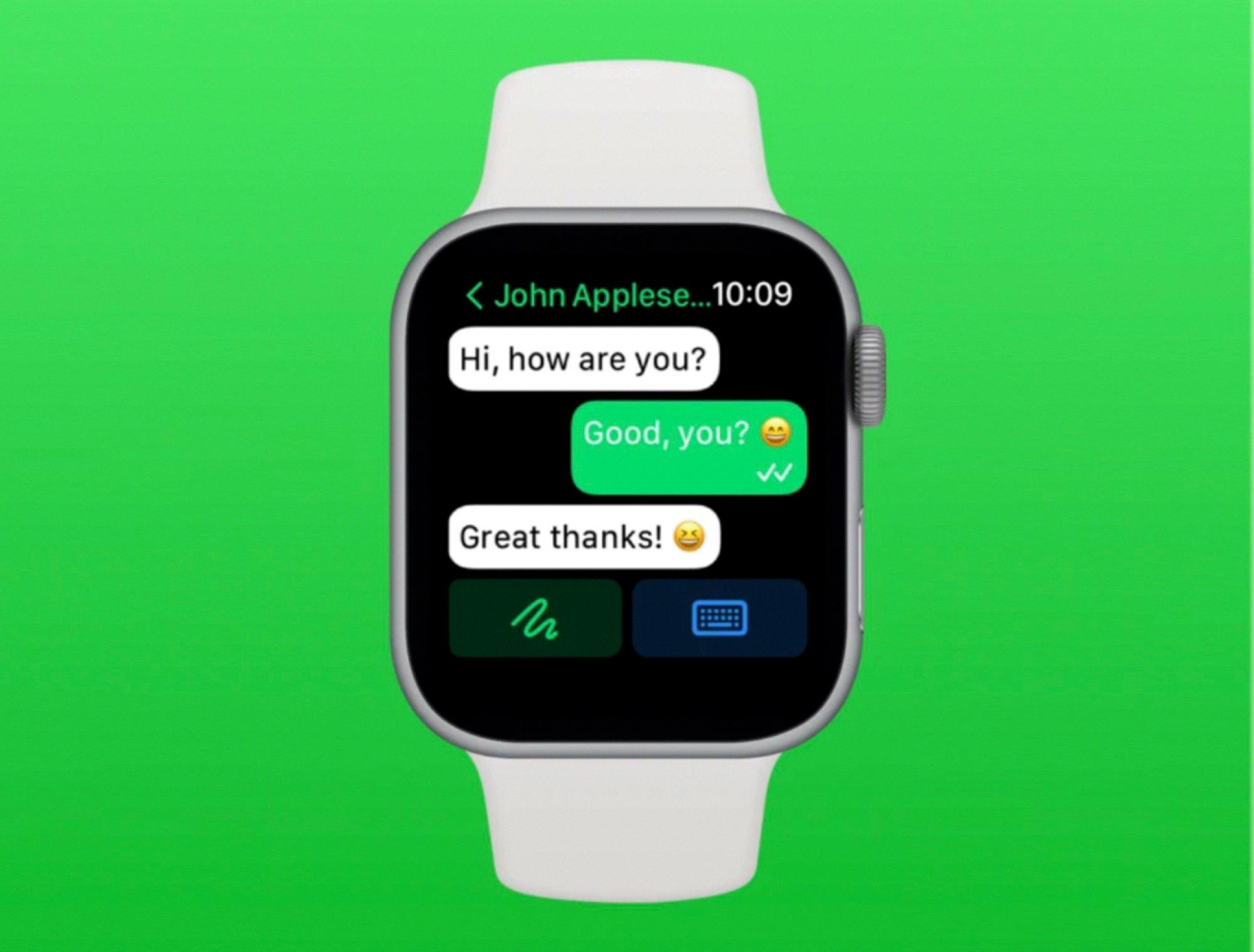 talk to text apple watch