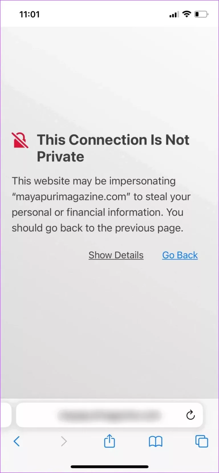How to Avoid 'Not Private' Warnings on Safari 1