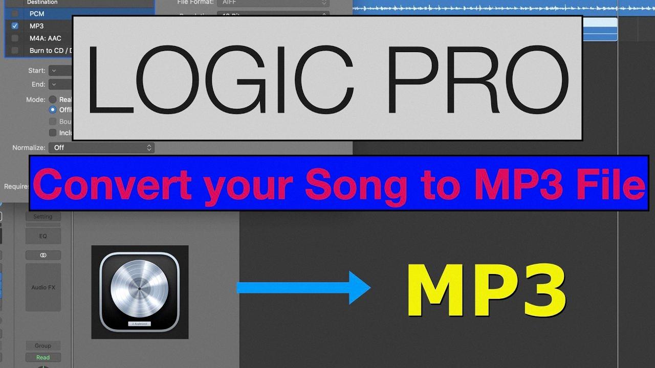 transpose mp3 in logic