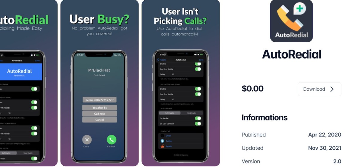 Automatic Redial App for IPhone 2 Automatic Redial App for IPhone 1