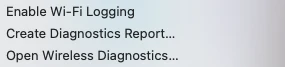 Wireless Diagnostics on a Mac