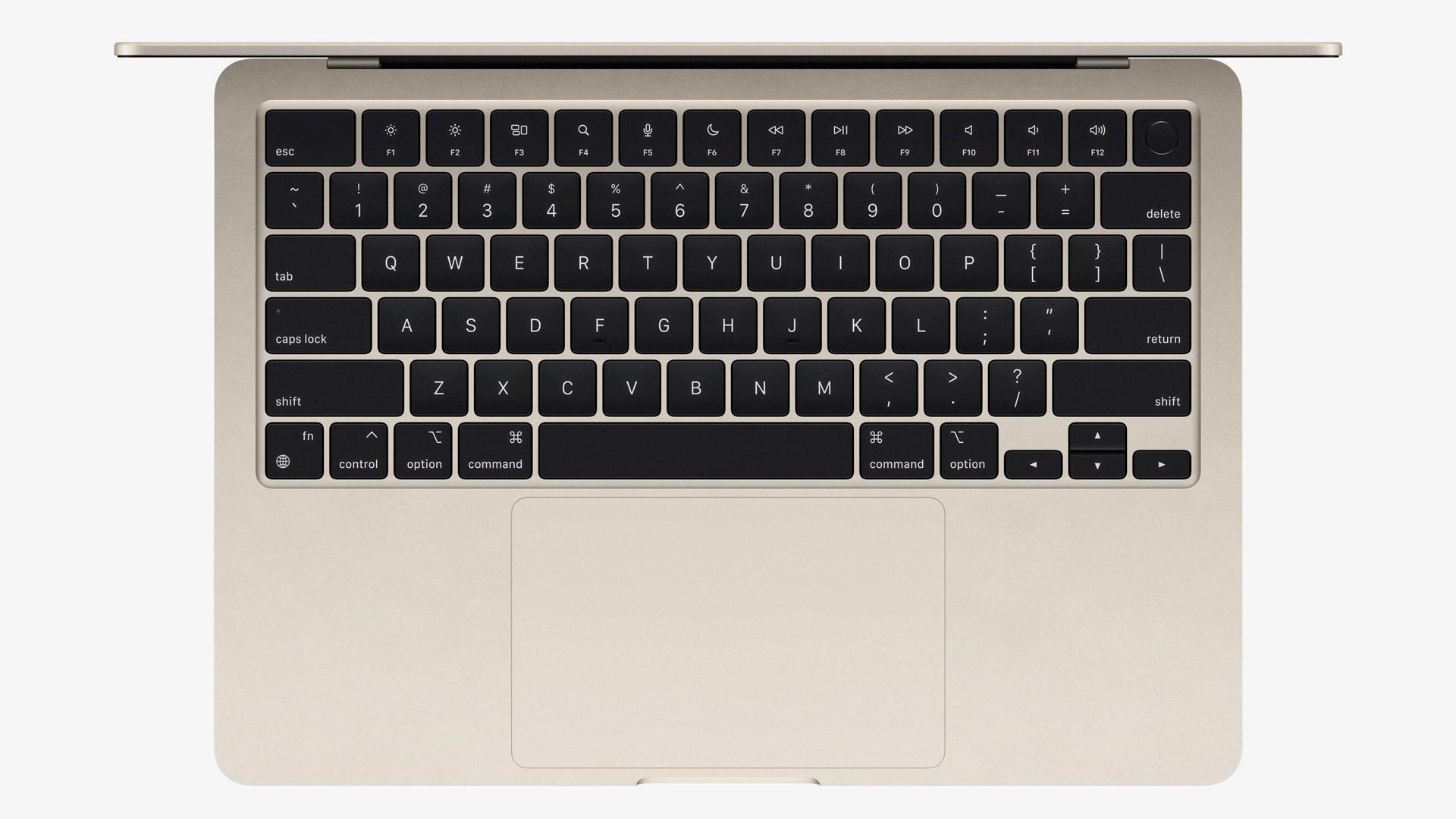 where are the speakers in a macbook air