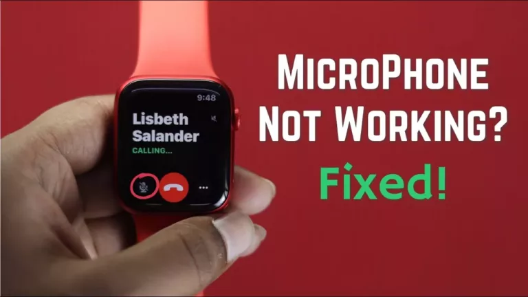 How To Clean Apple Watch Microphone 5