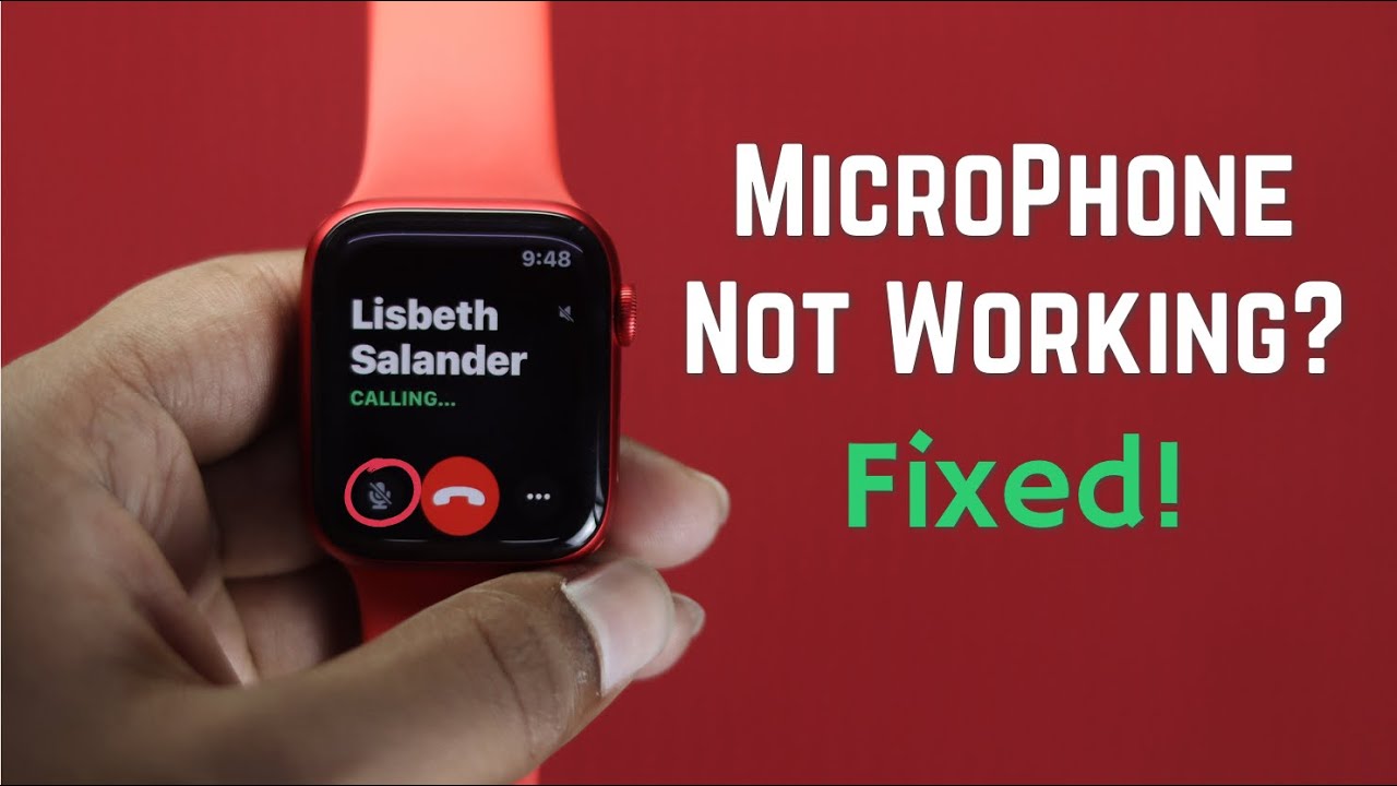 How To Clean Apple Watch Microphone 1