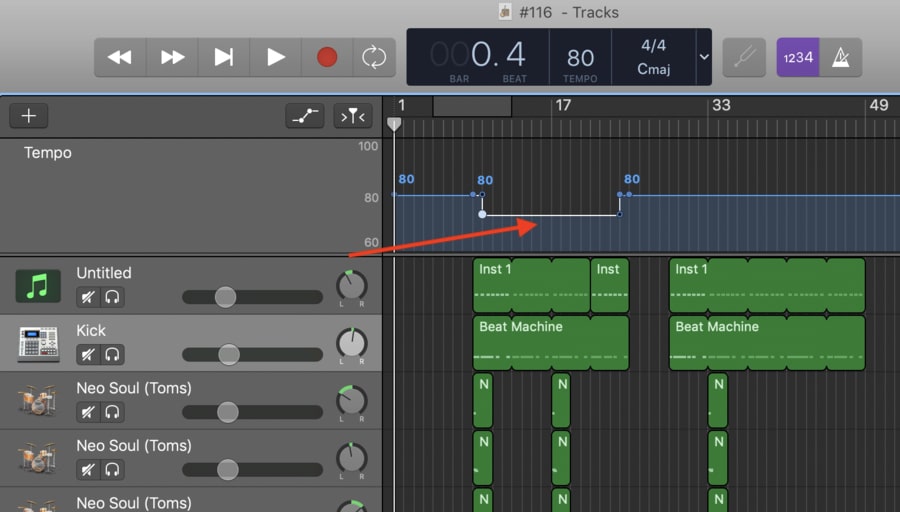 How To Change Tempo In Garageband Mid Song 7
