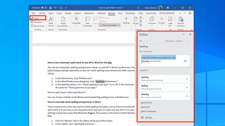 How To Check Spell In Word On Mac 7