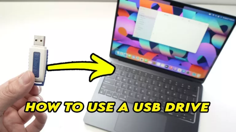 How To Connect Flash Drive With Your MacBook Air 3