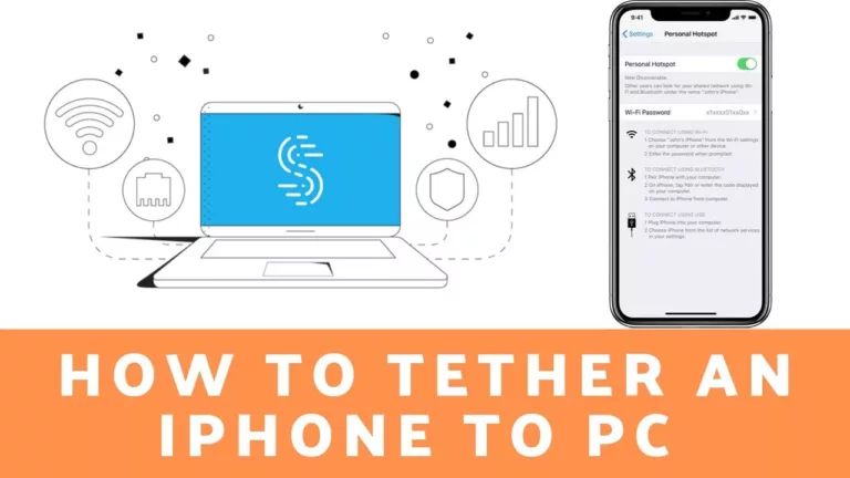 How To Connect To The Internet On Pc With iPhone 13