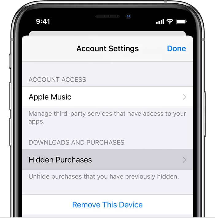 How To Delete Hidden Purchases On iPhone 1