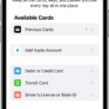 How To Enable Wallet On Your iPhone 13