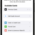 How To Enable Wallet On Your iPhone 11