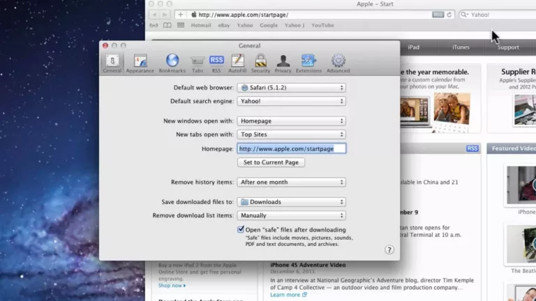 How To Make Yahoo Your Homepage On Mac 3