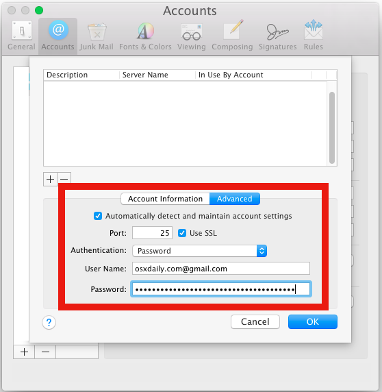 How To Change Outgoing Mail Server On Mac 2 How To Change Outgoing Mail Server On Mac 1