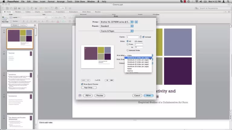 How To Print Multiple PPT Slides On One Page On Your Mac 13