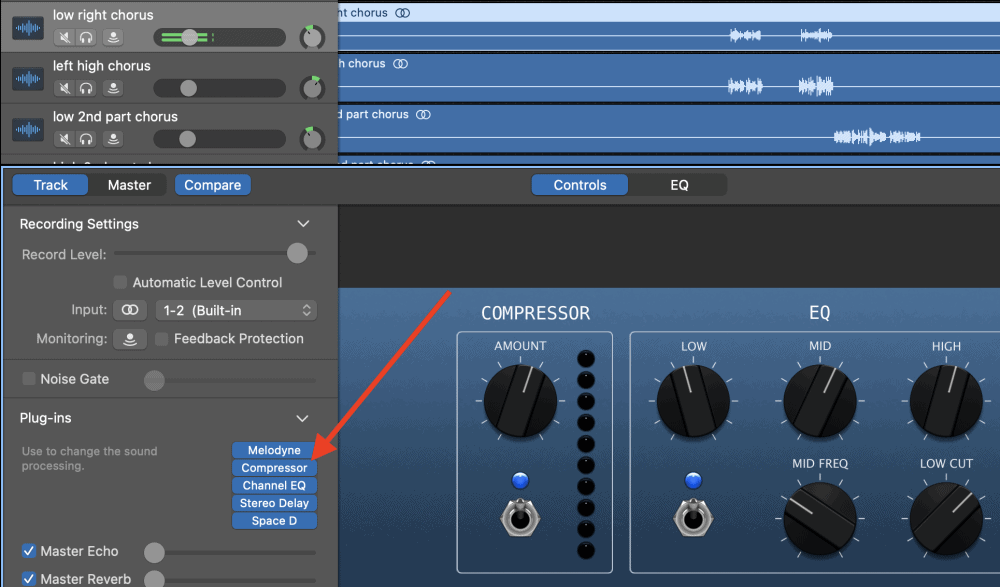 How To Correct Pitch Of Vocals In Garageband 1
