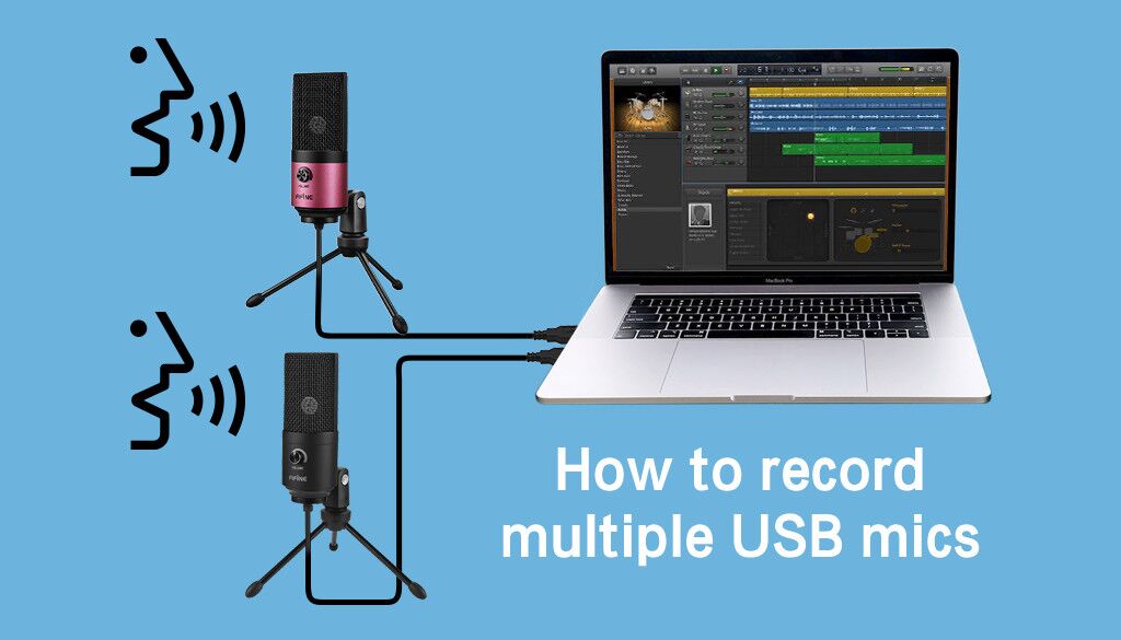 How To Record 2 Mics At Once On Garageband 2 How To Record 2 Mics At Once On Garageband 1
