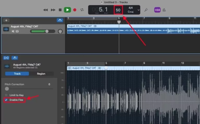 How To Slow Down A Region In Garageband 1