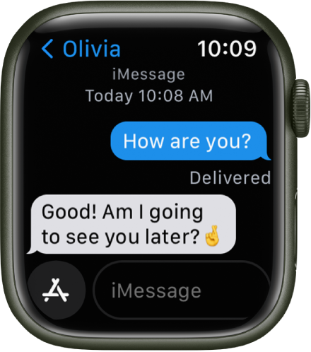 how to make text messages appear on apple watch