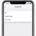 How To Turn On LTE Mode On Your iPhone XR 7