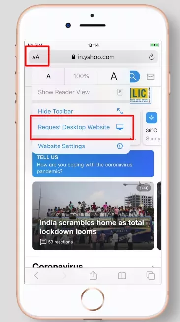 How To Turn Your iPhone To Desktop Mode 3