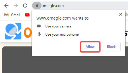 How To Allow Camera Access On Omegle 3